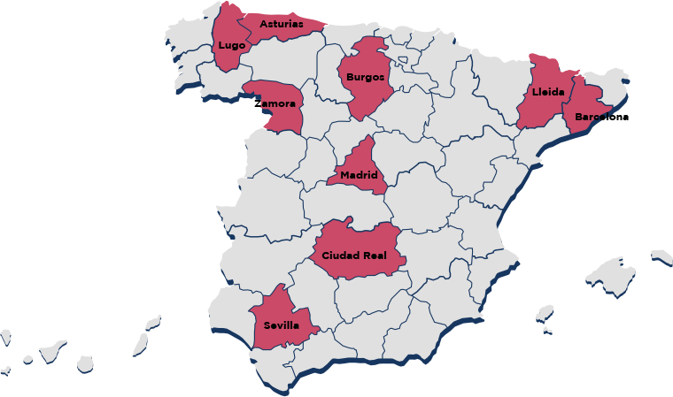 Mapa de Delegaciones